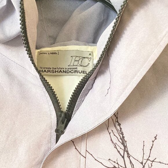 Abstract Tree Adjustable Windbreaker (Blue/Pink) - Picture 6 of 11